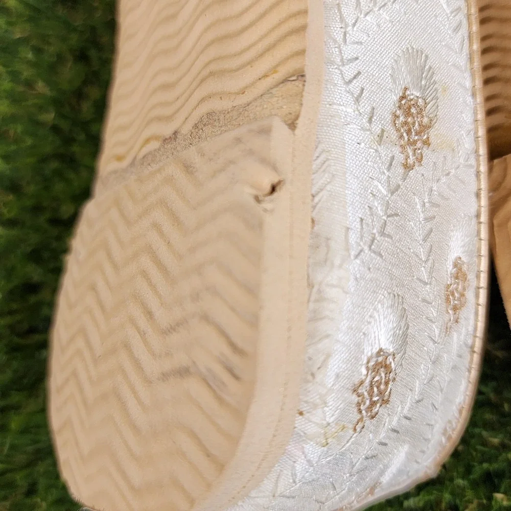 Indian Wedding Shoes for Men Sherwani Loafers Mojari Slip On Size 6
